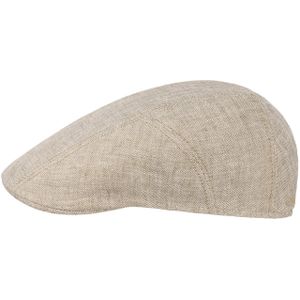 Herringbone Linnen Pet by Stetson Flat caps