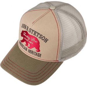 Stetson Retro Trucker Cap American Heritage Quality Line Lichtbruin -One Size