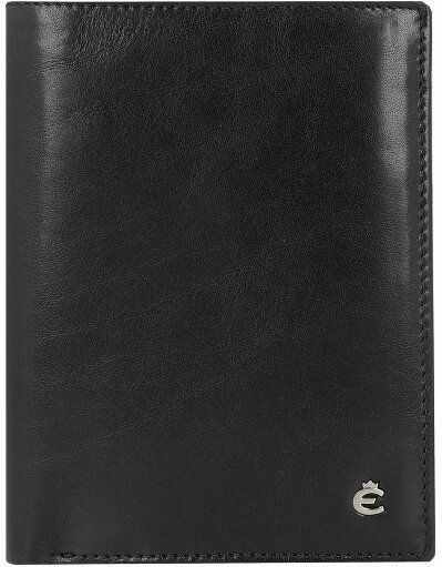 Esquire Toscana Portemonnee RFID Leer 10 cm  zwart