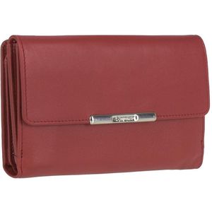 Esquire Helena Portemonnee II Leer 14 cm  rood