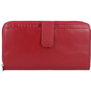 Esquire Nieuw Zijden Portemonnee Leder 19 cm rot