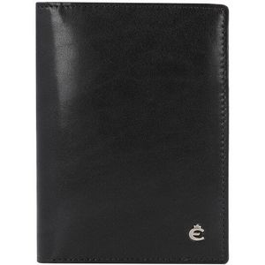 Esquire Toscana Identiteitskaart etui RFID-bescherming Leer 9 cm  zwart