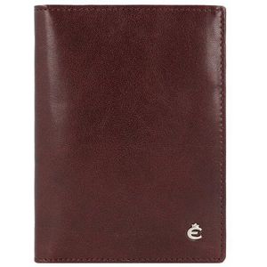 Esquire Toscana Identiteitskaart etui RFID-bescherming Leer 9 cm coffee