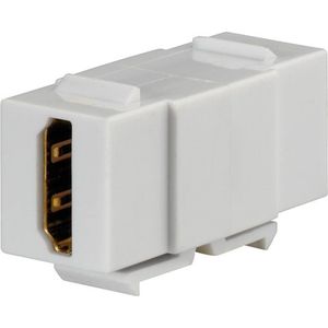 Rutenbeck - KMK-HDMI rw - Communicatie-adapter - Wit - 19-polige HDMI Type A Aansluiting
