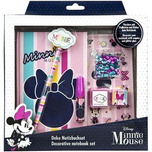 Disney – Minnie Mouse – Decroratieve Notitieboekset – Giftbox – Paillette