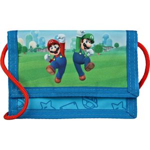 Super Mario portemonnee met koord - Mario & Luigi kinderportemonnee