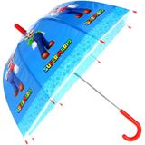 Super Mario Kinderparaplu - Blauw - 66 cm - Paraplu