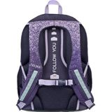 neoxx Schulrucksack Flow, Glitterally perfect, teilweise aus recyceltem Material