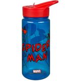 AERO - Spiderman Drinkfles - Rood - 500ml - BPA-vrij