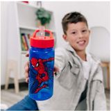 AERO - Spiderman Drinkfles - Rood - 500ml - BPA-vrij