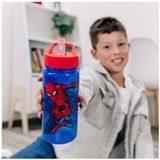 AERO - Spiderman Drinkfles - Rood - 500ml - BPA-vrij
