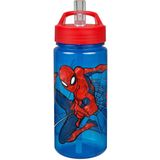 AERO - Spiderman Drinkfles - Rood - 500ml - BPA-vrij