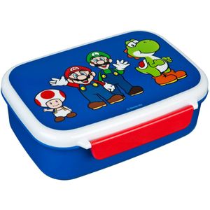 Super Mario - Lunchbox - Multicolor - Kunststof - Met Uitneembaar Vakje