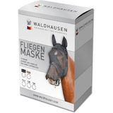 Waldhausen PREMIUM Fliegenmaske mit Ohren- und Nasenschutz schwarz (Pony)