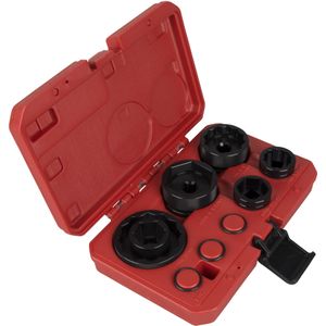 JMP - Dopsleutelset - 5-delig - 12-kantig en 6-kantig - SW 28 mm tot SW 46 mm