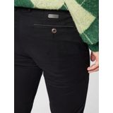 bugatti - Chino - Zwart - Slimfit - Lang/maxi