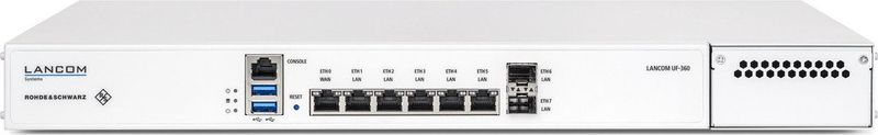 Lancom - R&S Unified Firewall UF-360 - Firewall - Rack-monteerbaar - 8 GigE-poorten