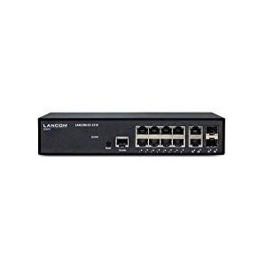 Lancom Systems - GSManaged Layer2 Switch - 10 Poorten - Zwart - Compact
