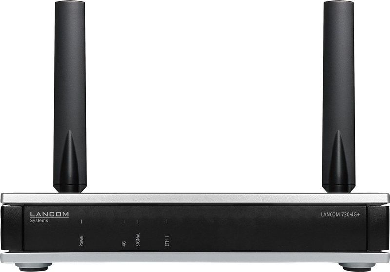 Lancom - 730-4G+ - Router - Wit - LTE-Advanced tot 300 Mbps, PoE-ondersteuning