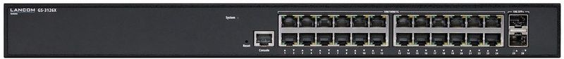 LANCOM - GS-3126X - Switch - Zwart - 26 Gigabit Ethernet-poorten