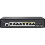 Lancom - GS-3510XP - Netwerkschakelaar - Zwart - 4x 2,5G- en 4x 1G-Ethernet-poorten, 2x 10G-SFP+-uplink, PoE 130W