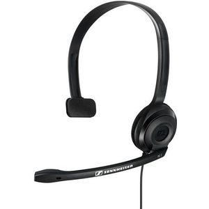 Sennheiser PC 2 Chat Headset Kopfhörer (Ein-Ohr-Kopfhörer, Noise Cancelling-Mikrofon, Schwarz)