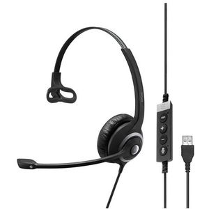 EPOS - SC 230 MS II - Kantoorheadset - Zwart - Bedraad, USB-A