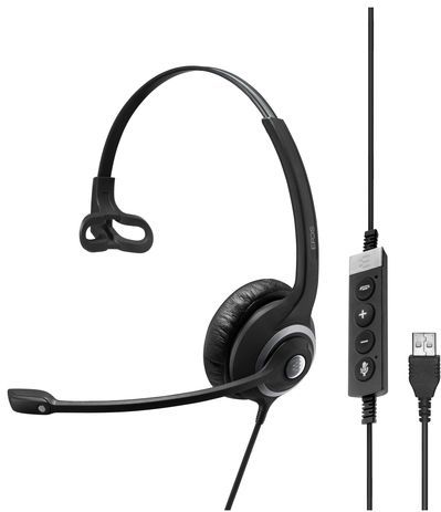 EPOS - SC 230 MS II - Kantoorheadset - Zwart - Bedraad, USB-A