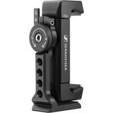 Sennheiser Professional MKE 400 + mobiele apparatenset, directionele camera directmicrofoon met smartphone-klem en Manfrotto PIXI mini-statief, 509257