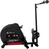 Christopeit Sport Rudergerät "Cambridge II Black Edition", (Ruderschiene platzsparend hochklappbar), Rudermaschine, 4 Widerstandsstufen, Seilzug