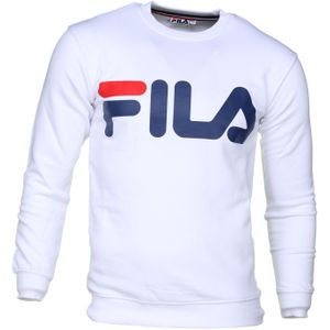 Fila - Classic Logo Crewneck Sweatshirt - Wit - Katoenmix