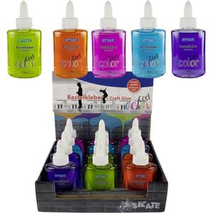 Stylex - Gekleurde Hobbylijm - 90 gr - Diverse Kleuren