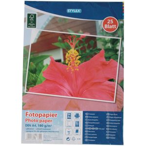 Stylex 25 vel fotopapier A4 180 g/m3 40832