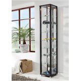 fif möbel Vitrine OPTIMA Standvitrine/Glasvitrine 1x Glastür,perfekt für Sammler,Sammlervitrine