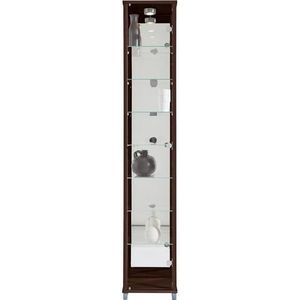 fif möbel Vitrine "OPTIMA", Standvitrine/Glasvitrine 1x Glastür,perfekt für Sammler,Sammlervitrine
