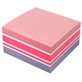 Haftnotizwürfel, L 75 x B 75 mm, 400 Blatt, Farbmix: Rosa