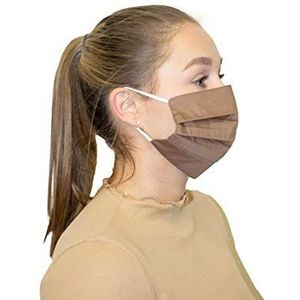 Gemeenschappelijke maskers Set van 2 unisex geïmproviseerd masker omkeerbaar mondbeschermingsmasker mond- en neusbescherming omkeerbaar masker met motief katoen BCI wasbaar