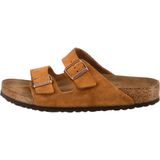 Slipper Birkenstock Unisex Arizona Soft Footbed Suede Mink Regular-Schoenmaat 45