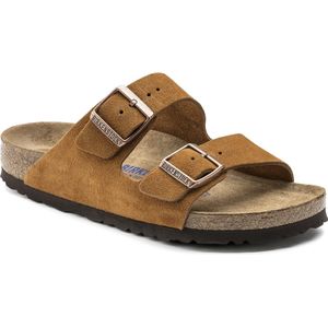 Birkenstock Arizona SFB VL Mink Narrow Slippers - Mink