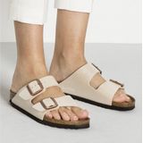 Birkenstock - Arizona - Muiltjes - Parelwit - Anatomisch Gevormd Voetbed