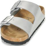 Birkenstock Arizona Zilveren Pantoffels - Maat 38.5