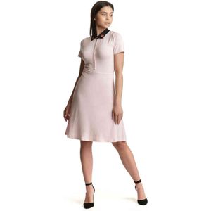 Pussy Deluxe Cat Classic Berry Dames Medium-lengte jurk - roze/zwart - S