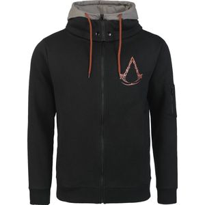 Assassin's Creed Mirage - Ornaments Heren Vest met capuchon - zwart/grijs - S