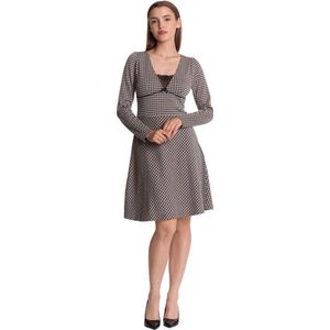 Vive Maria Dandy Time Dames Korte jurk - zwart/beige - L
