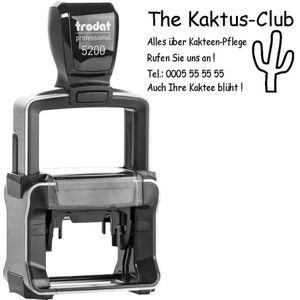 trodat Textstempel, individualisierbar 5200 mit Logo