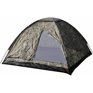 Mfh Tent 'Monodom' 3 Personen Operation 210X210X130 Cm - Operation-Camo Camouflage/ Camouflage - 3 Persoons