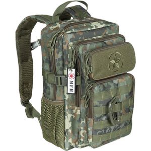 MFH US Backpack Assault ""Youngster"" - Rugzak - 15 liter - Bundeswehr vlekken camouflage