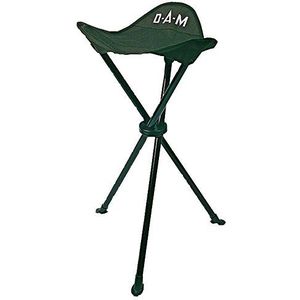 DAM 3 poots opvouwbare stoel, visstoel, 34x34x65cm, donkergroen