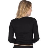 Nina von C - Dames Ondershirt - Lange Mouw - Zwart - Modal Mix