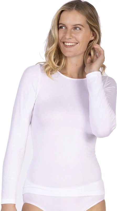 Nina von C - Dames Ondershirt - Lange Mouw - Zwart - Modal Mix